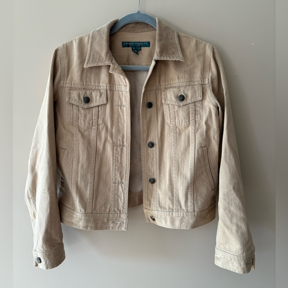 Lauren Jeans Co (Ralph Lauren) Tan Denim Jacket